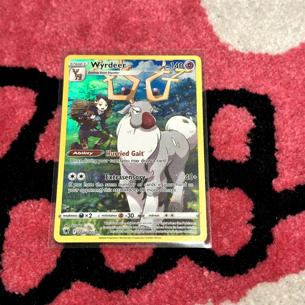 Wyrdeer #TG06 – Pokémon Astral Radiance Trainer Gallery – Full Art – As Pictured